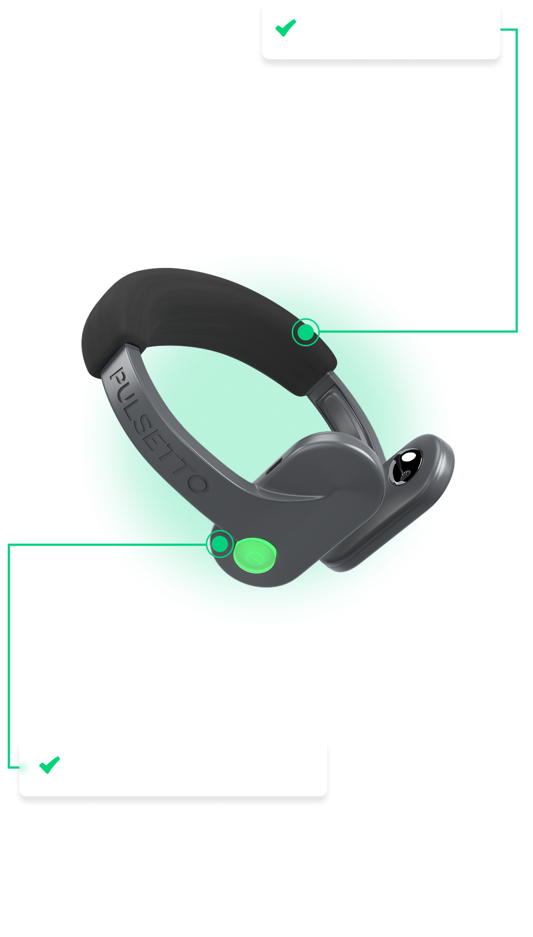 PULSETTO VAGUS NERVE STIMULATOR 快眠サポート Pulsetto Vagus Nerve Stimulation Device for Calm and Sleep